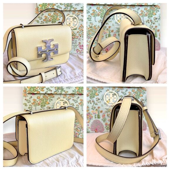 AUTH BRAND NEW Tory Burch Small Eleanor Pebbled Convertible Shoulder Bag $648 - Picture 5 of 17